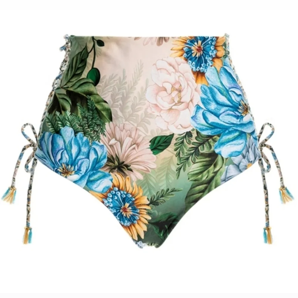 Agua Bendita Hope Aine High Waist Reversible‎ Bikini Bottom